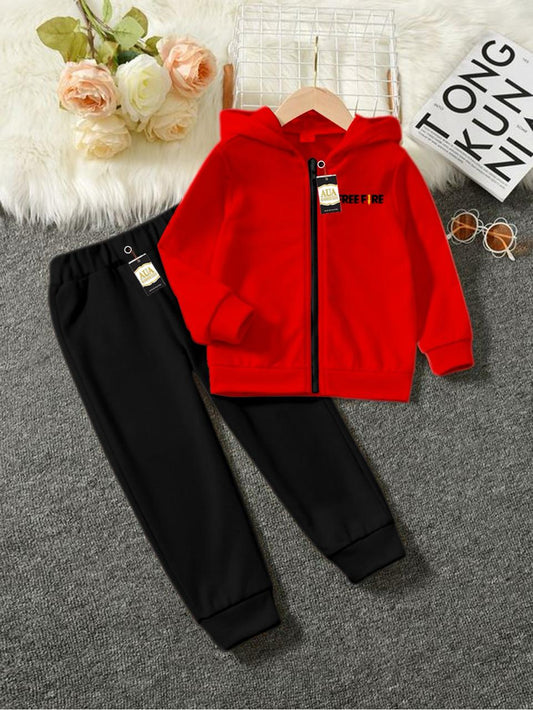 Kids Tracksuit Zipper Hoodie & Trouser