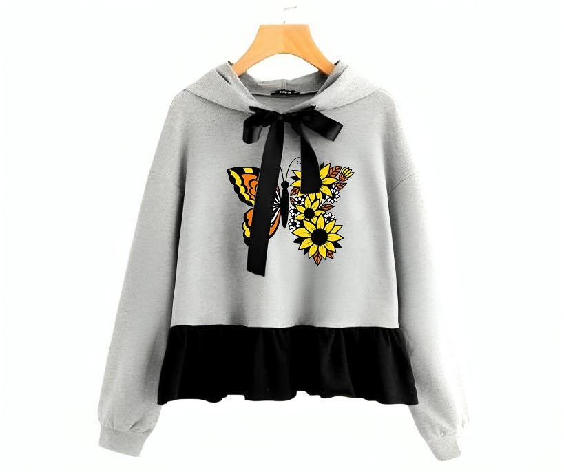 Women Frill hoodie