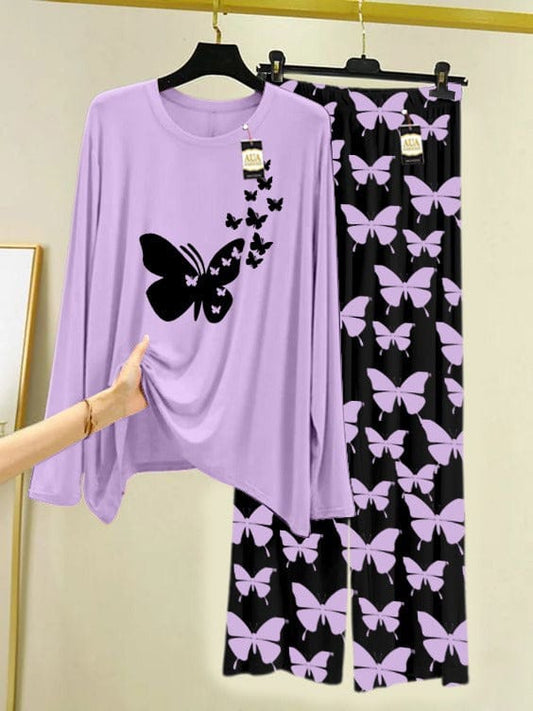 Lavender Dreams Butterfly Pajama Set"