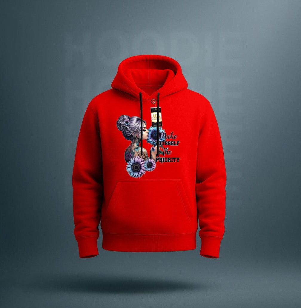 PRINTED HOODIE FOR WOMEN