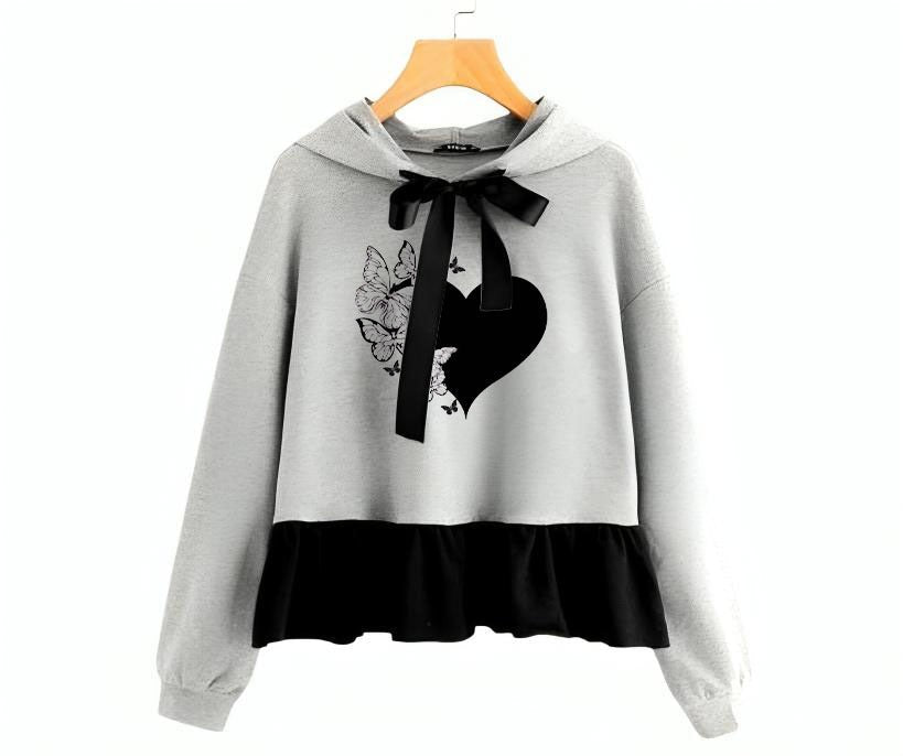 Women Frill hoodie
