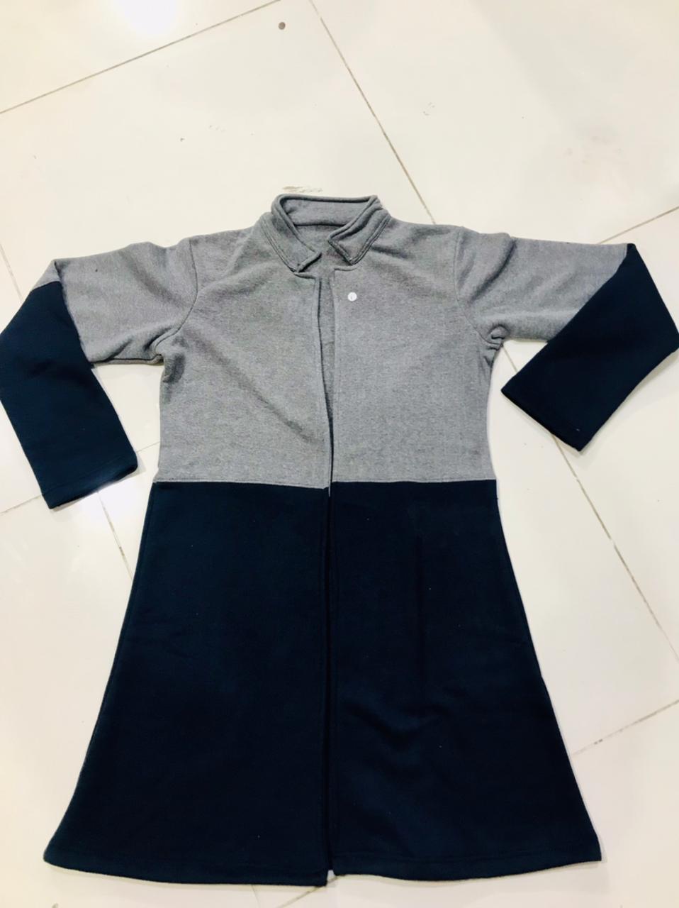 Women long Fleece Coat