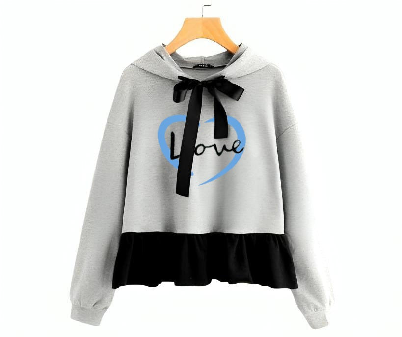 Women Frill hoodie