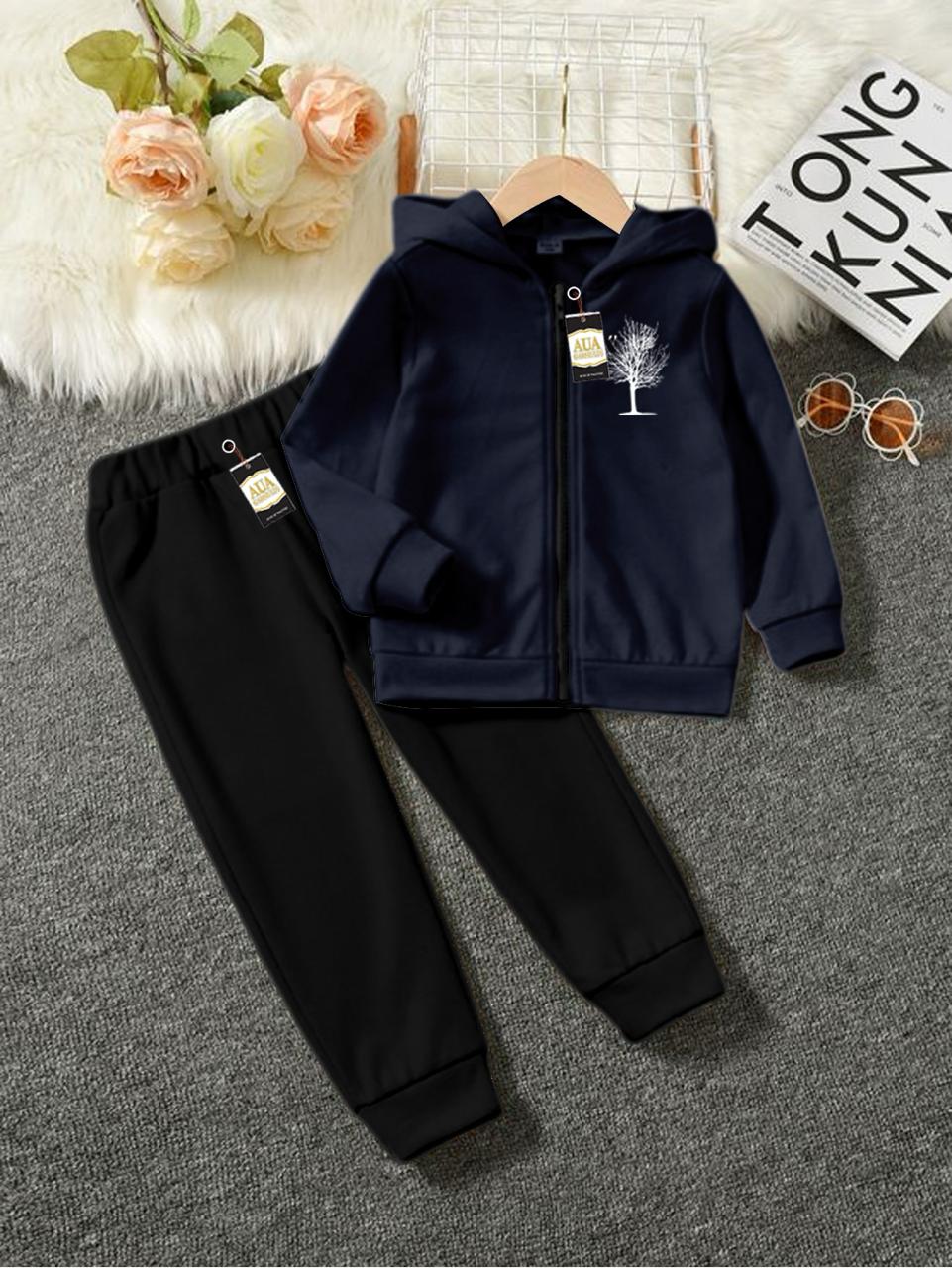 Kids Tracksuit Zipper Hoodie & Trouser