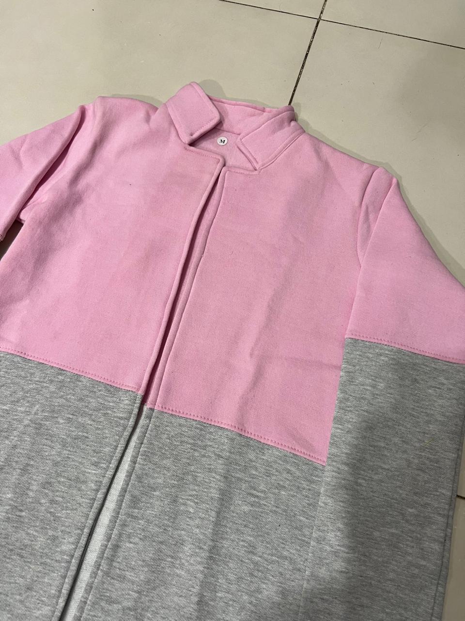 Women long Fleece Coat