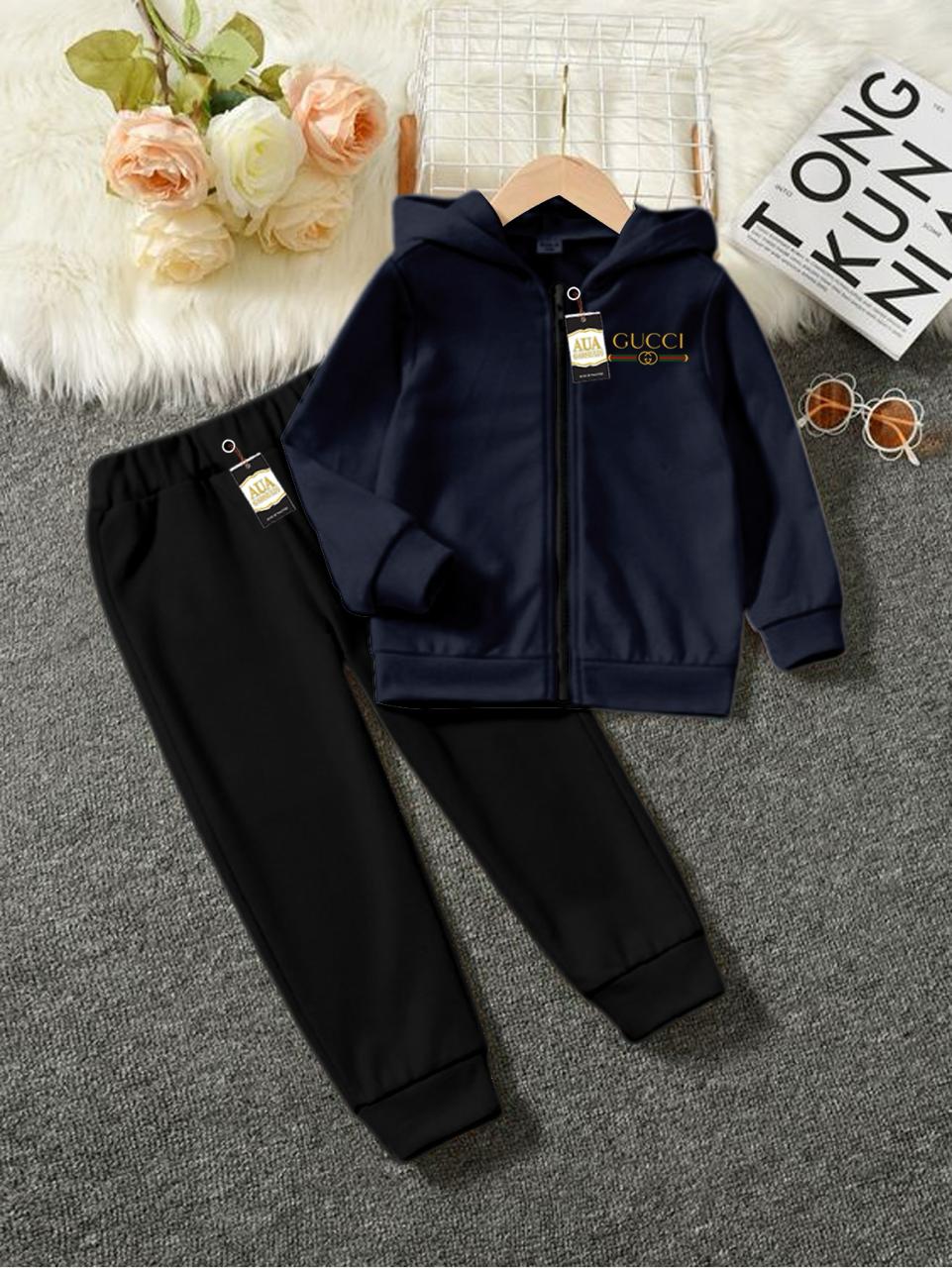 Kids Tracksuit Zipper Hoodie & Trouser