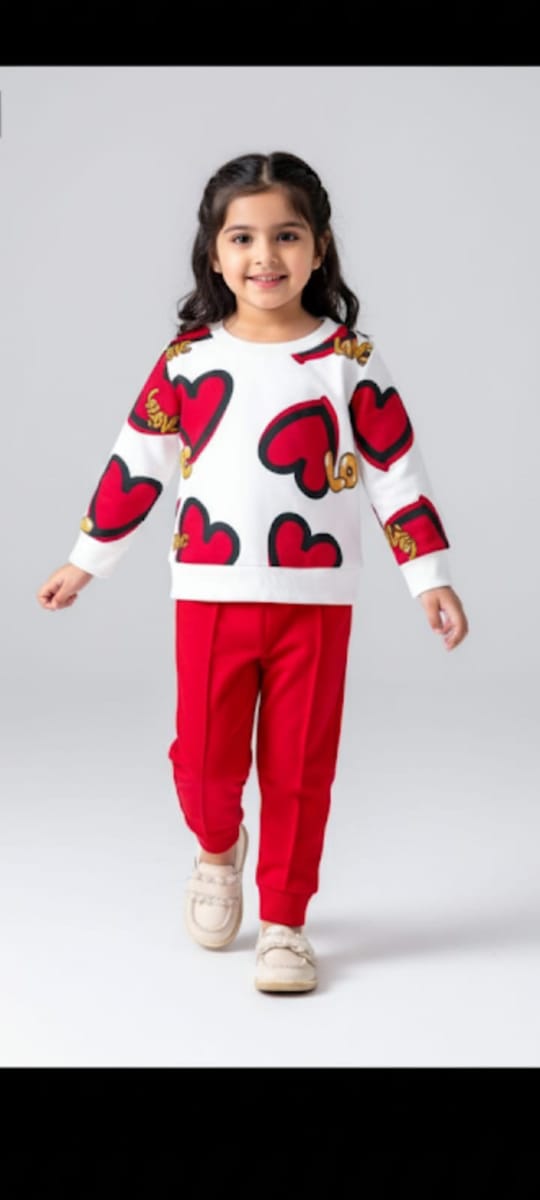 Kids Printed Tracksuit