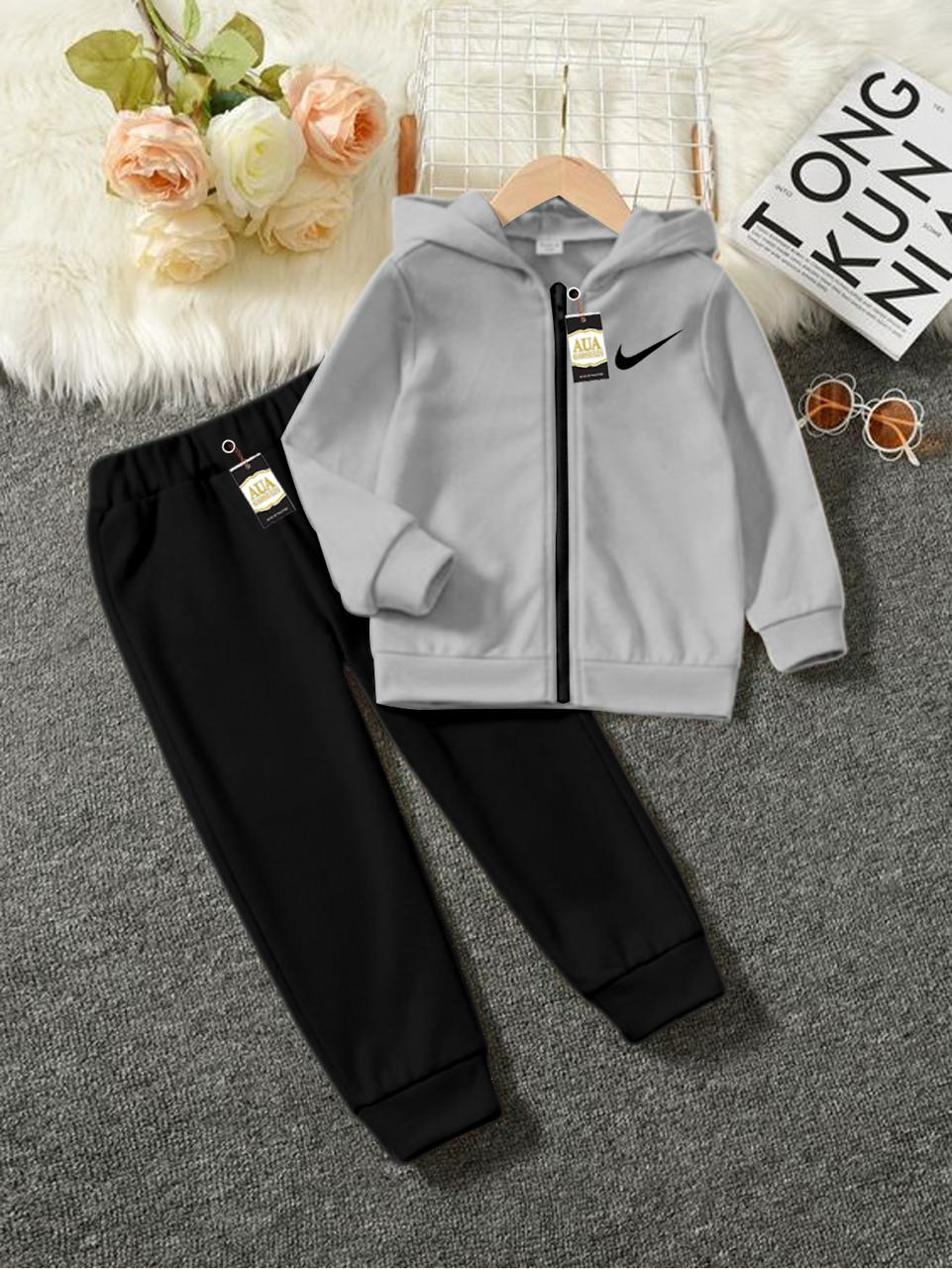 Kids Tracksuit Zipper Hoodie & Trouser