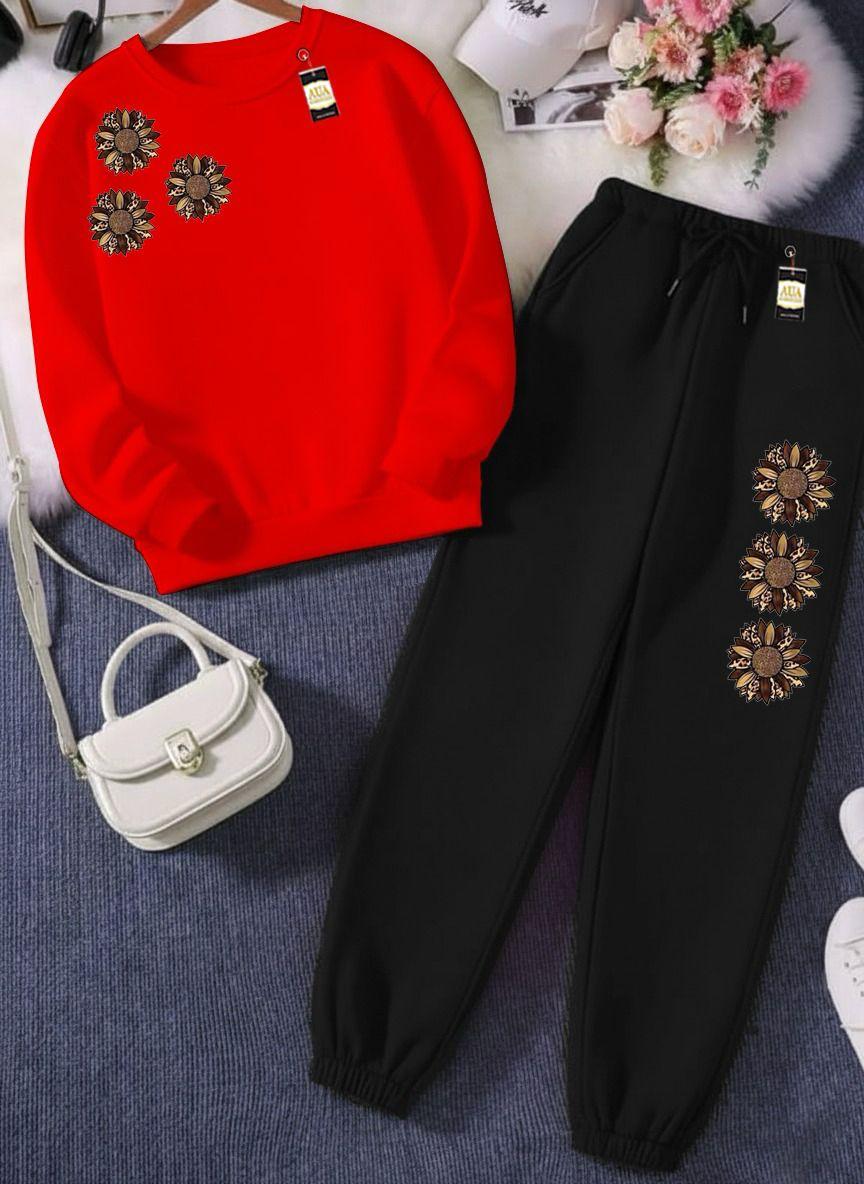 SWEATSHIRT & TROUSER TRACK SUIT FOR WOMEN