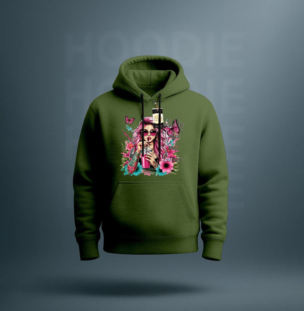PRINTED HOODIE FOR WOMEN