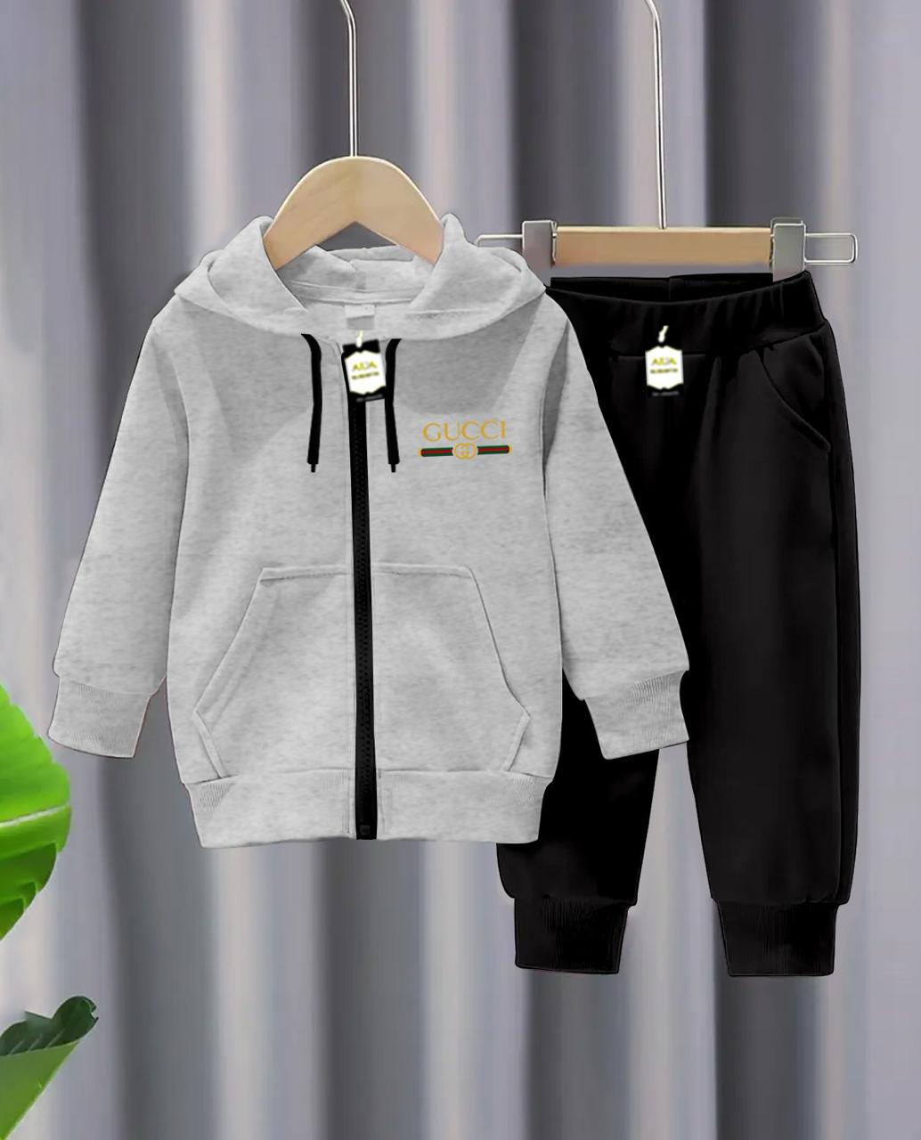 Kids Tracksuit Zipper Hoodie & Trouser