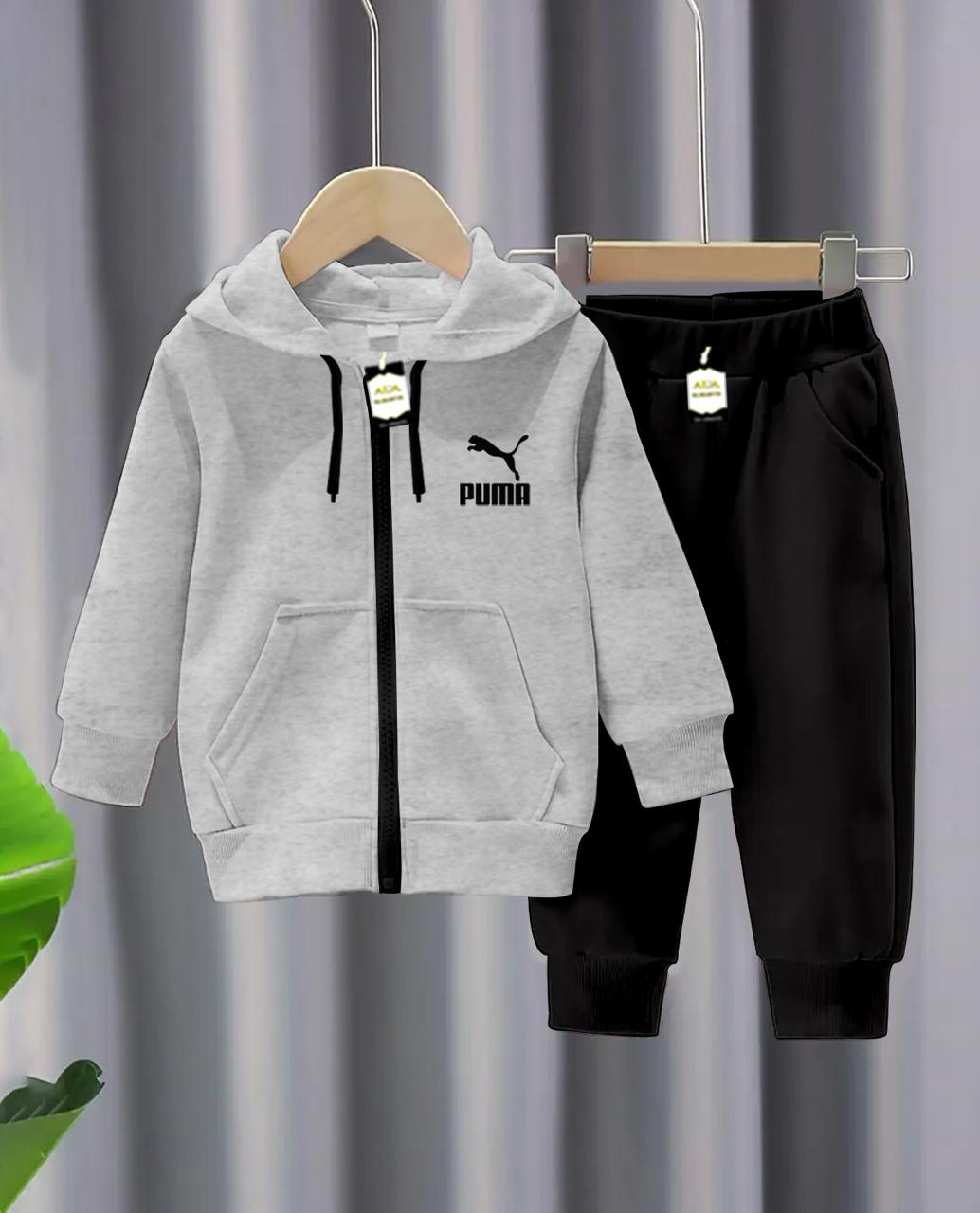 Kids Tracksuit Zipper Hoodie & Trouser