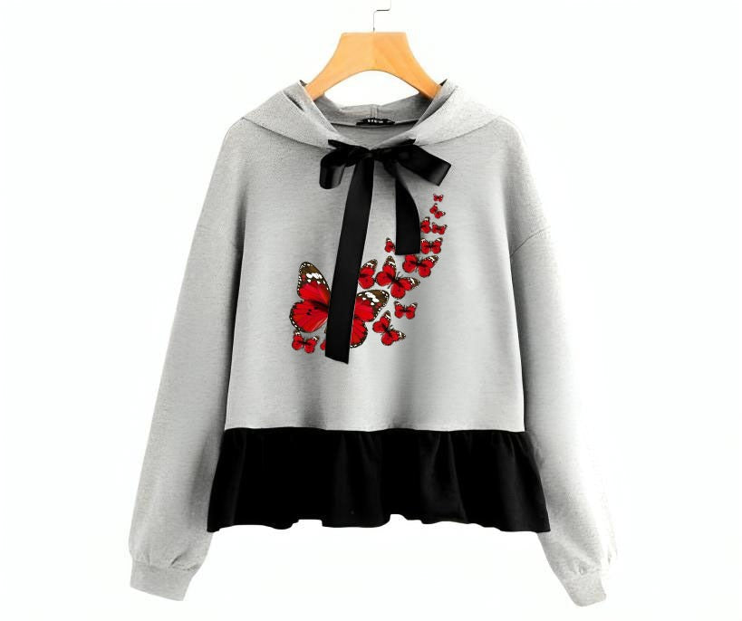 Women Frill hoodie