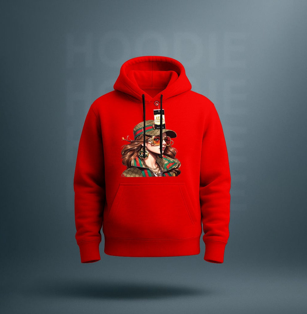 PRINTED HOODIE FOR WOMEN