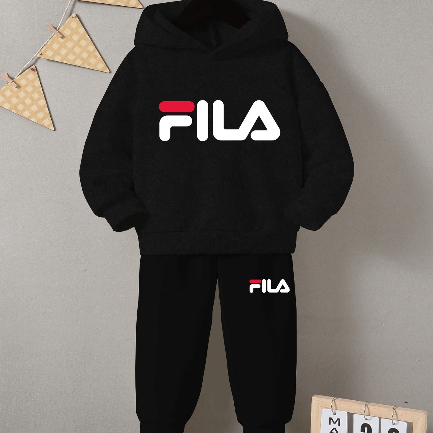 *Kids printed Tracksuit Hoodie & Trouser*