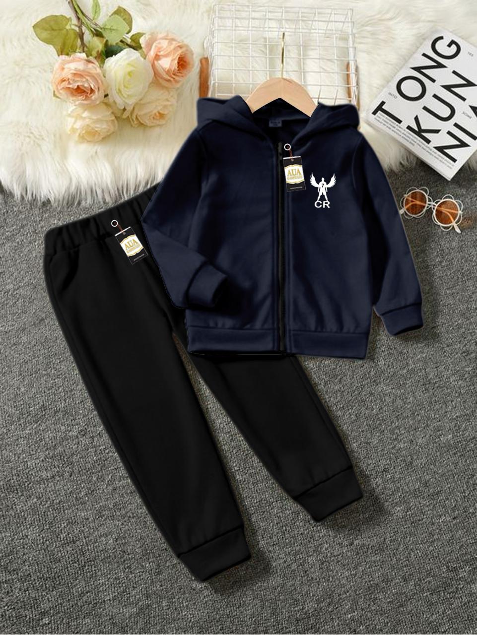 Kids Tracksuit Zipper Hoodie & Trouser