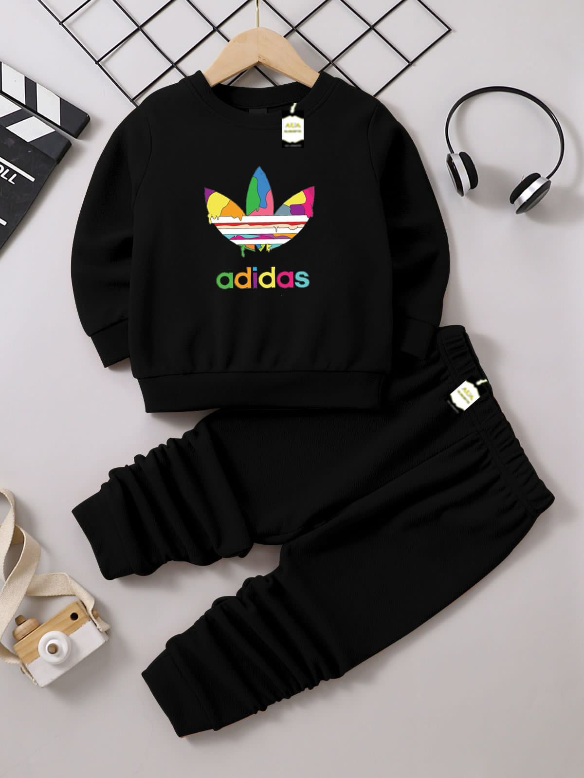 KIDS ADIDASTRACKSUIT SWEARTSHIRT & TROUSERS
