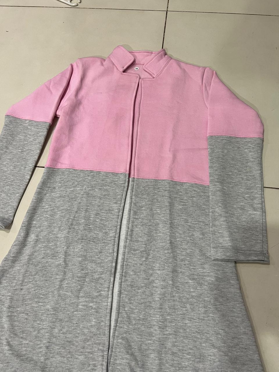 Women long Fleece Coat