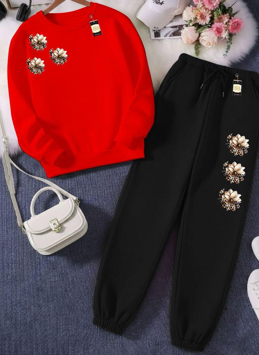 SWEATSHIRT & TROUSER TRACK SUIT FOR WOMEN