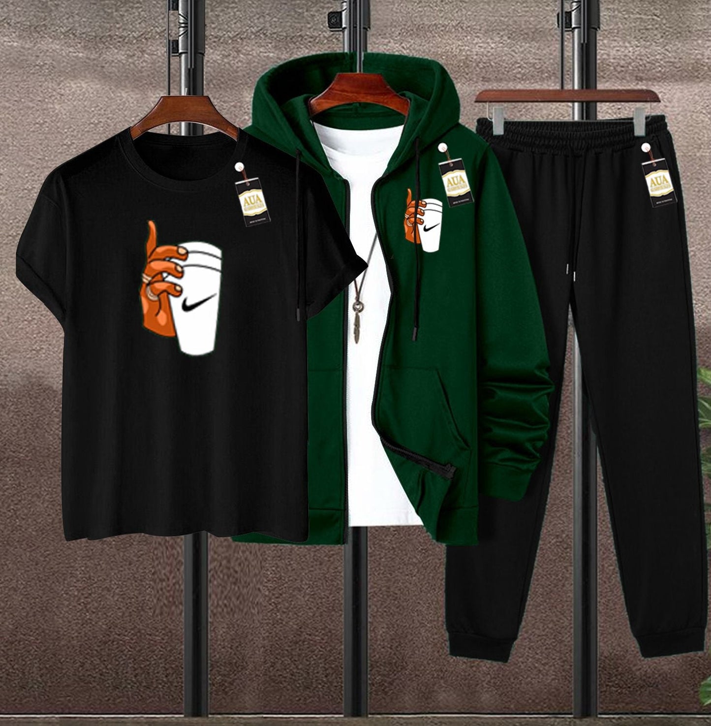 3pcs Tracksuit For Men