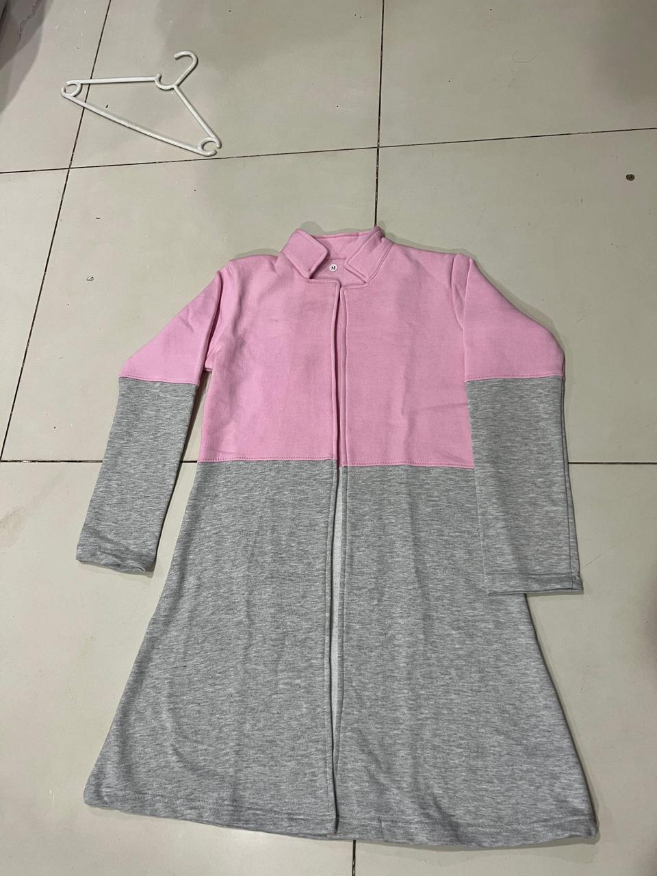 Women long Fleece Coat